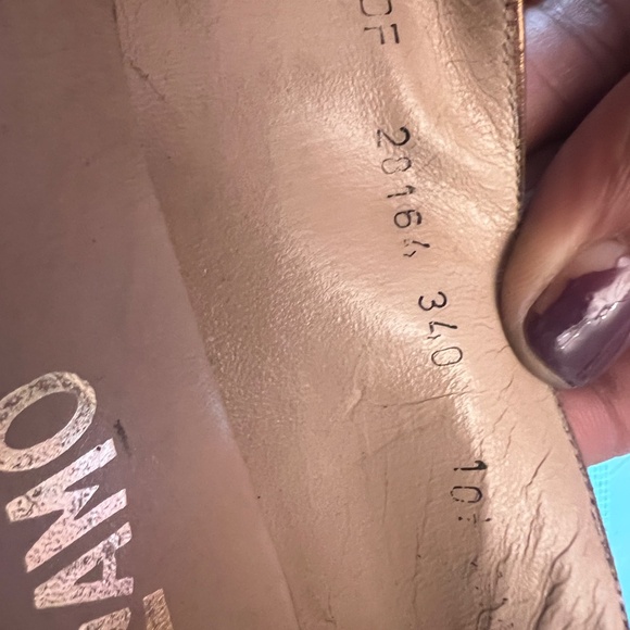 Ferragamo suede vintage black pumps  size 34 European - Picture 6 of 7